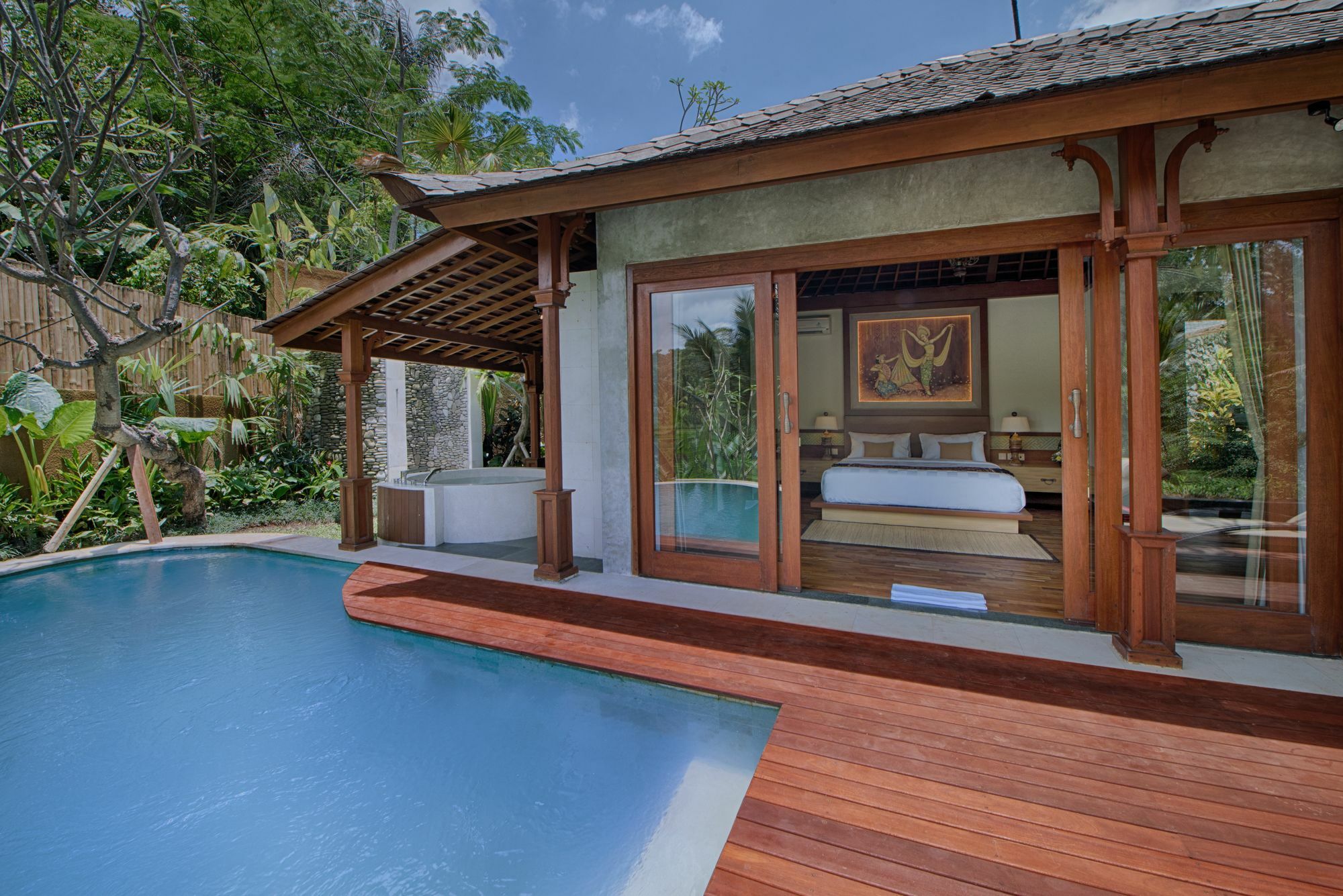 นาวู วิลลา อูบุด Villa เตกากาลัง ภายนอก รูปภาพ
